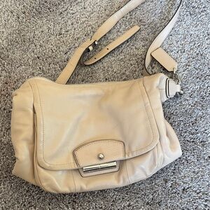 Coach Tan Leather Crossbody Bag
